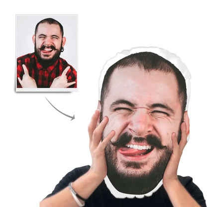 Cuscino Sagomato con Foto e Registrazione Vocale Regalo Sonoro Personalizzato