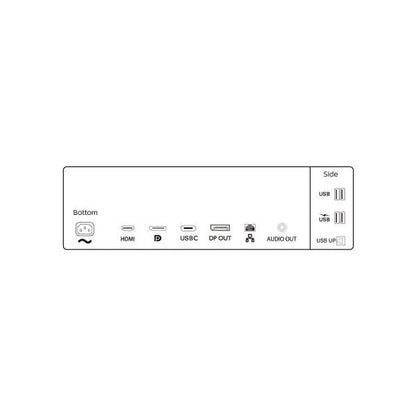 PHILIPS MONITOR CURVO 34 LED VA 21:9 3440X1440 500 CD/M, DP/HDMI, USB-C, WEBCAM, ALTEZZA, MULTIMEDIALE [346P1CRH]