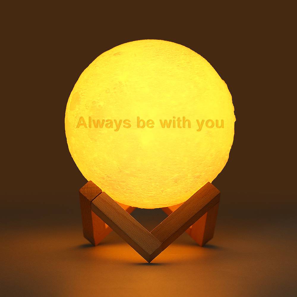 Lampada Luna 3D Personalizzata con Foto - idea regalo papà