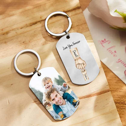 Portachiavi Personalizzato "Best Dad Ever" – Un Ricordo da Portare Sempre con Sé regalo papà