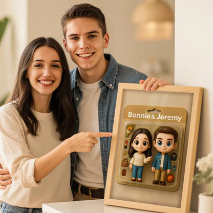 Cornice con personaggio stile cartone animato personalizzato