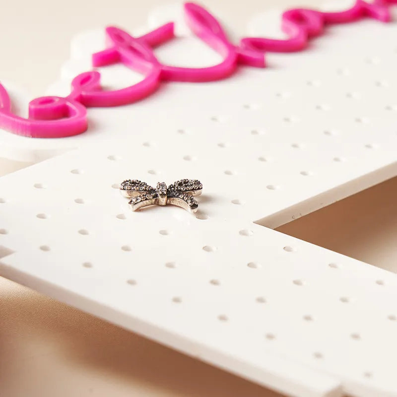 Porta Orecchini in Acrilico Personalizzato con Nome – Organizer Espositore Gioielli su Misura – Regalo per Lei e Festa della Mamma