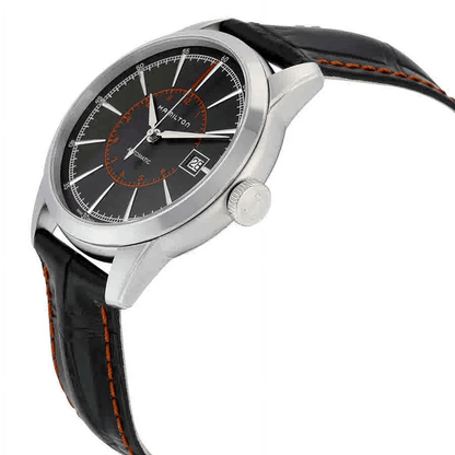 Hamilton American Classic 40mm – cinturino in pelle nero H40555731