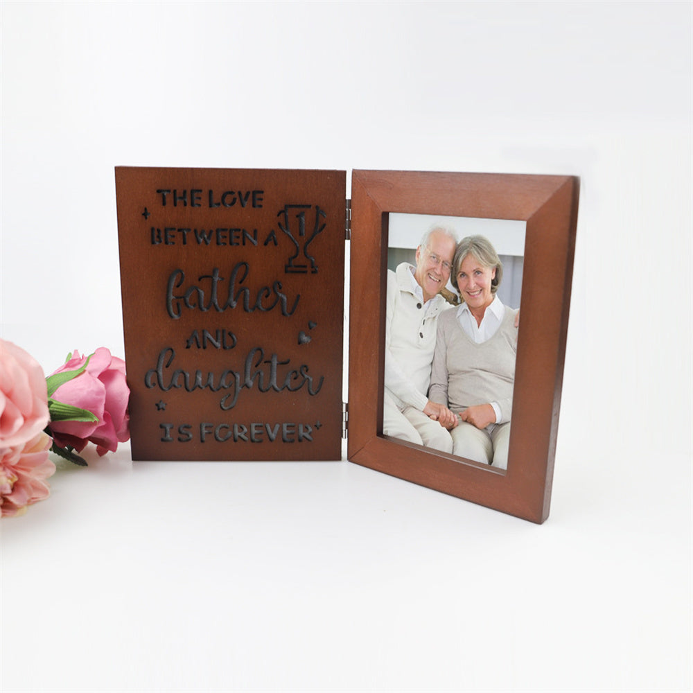 Cornice foto personalizzata con dedica regalo mamma papà S. Valentino nonni