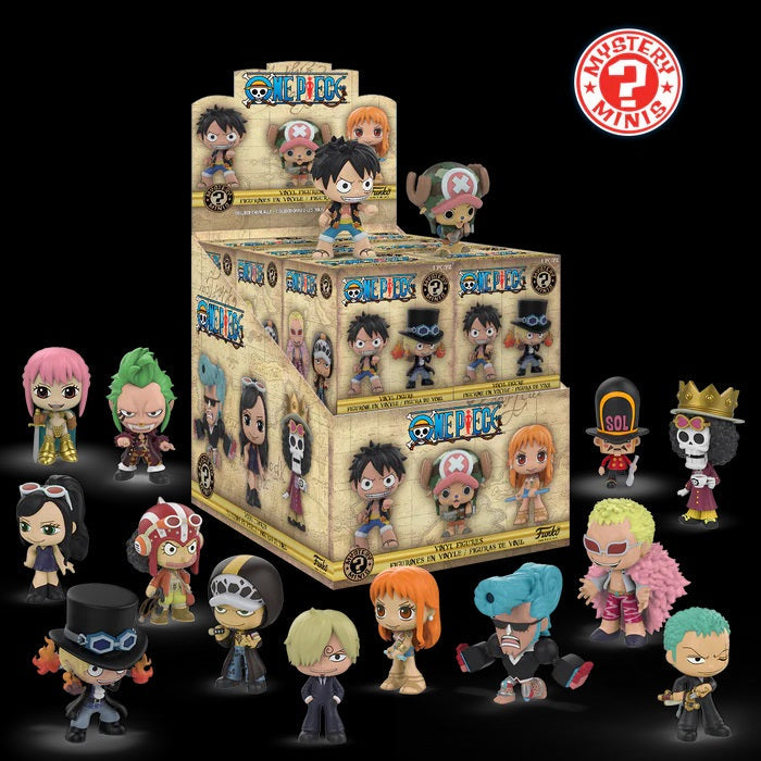 Funko Pop Mystery Mini: One Piece Anime Luffy Vinyl Mini Action Figure (Random)