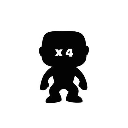 Mystery Box 4Pz Funko Pop! (Genere Animation & Games) Prodotti Nuovi A Sorpresa