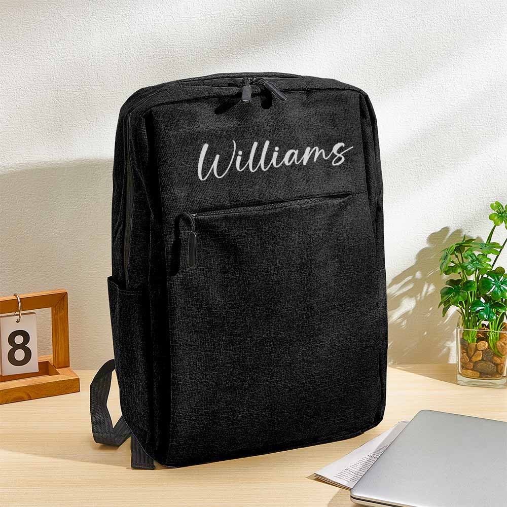 Zaino personalizzato con nome - borsa computer pc - idea regalo papà