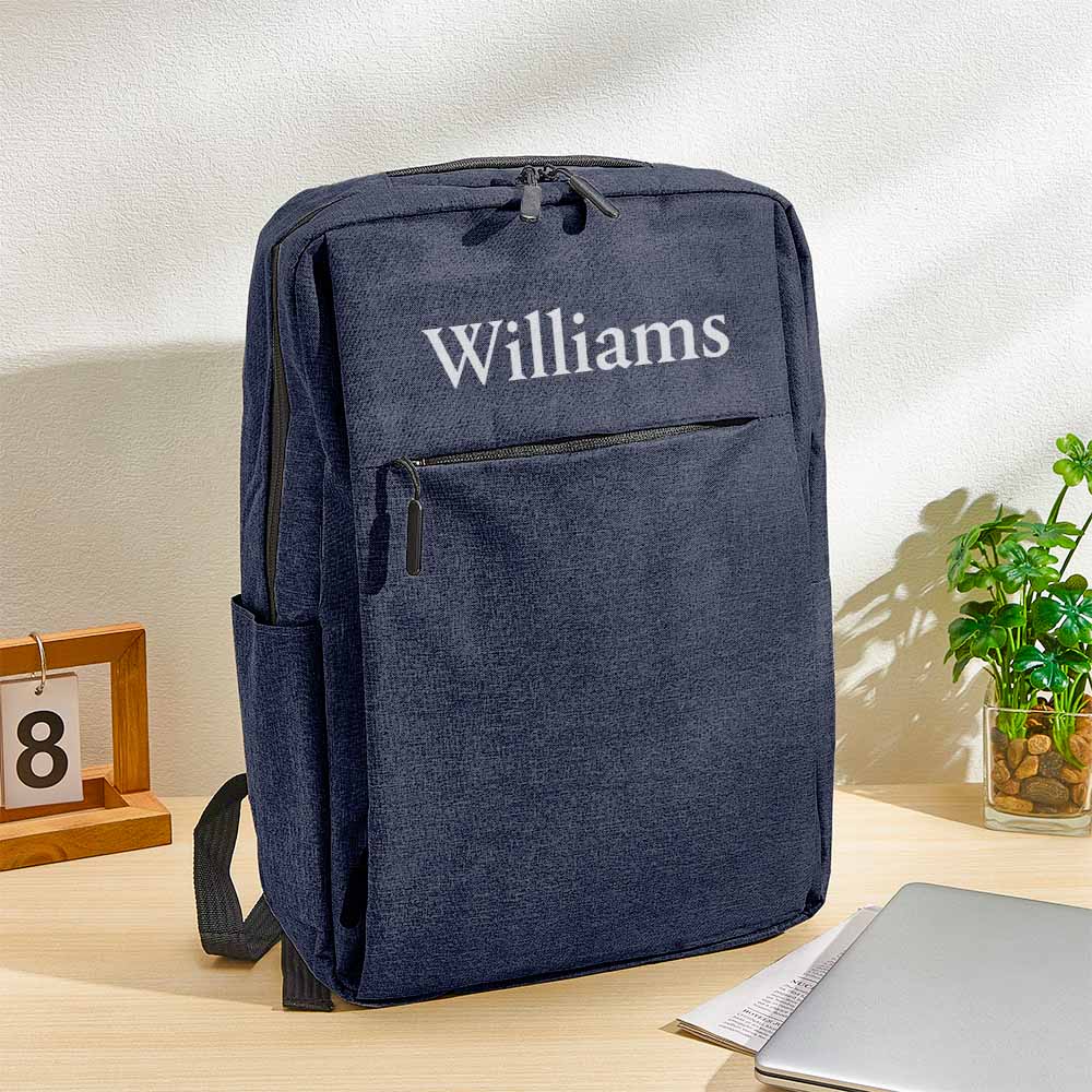 Zaino personalizzato con nome - borsa computer pc - idea regalo papà