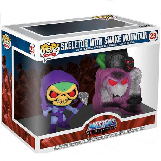 Funko Pop ! Town Masters Of The Universe 23 - Skeletor With Snake Mountain Figure - Smart Deal