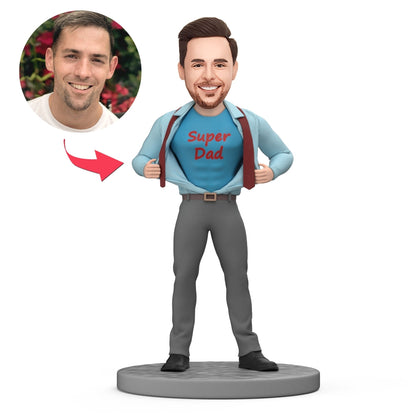 Statuetta "Super Papà" Personalizzata – Il Regalo Unico per la sua Festa