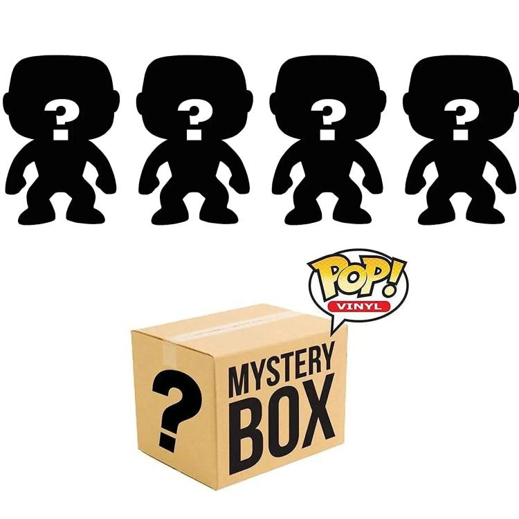 Mystery Box 4Pz Funko Pop! (Genere Animation & Games) Prodotti Nuovi A Sorpresa