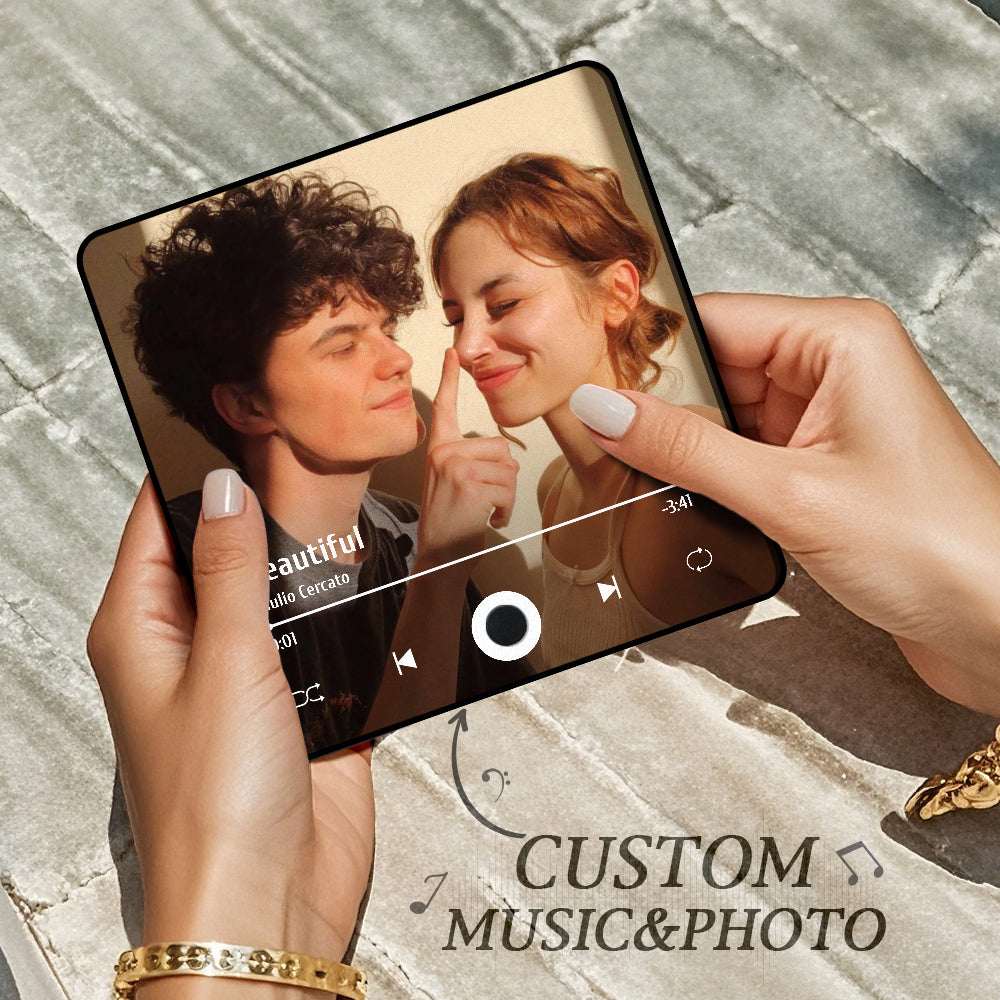 FridgeBeats 4.0 Pro Calamita Musicale con Speaker e Cornice Nera personalizzata foto