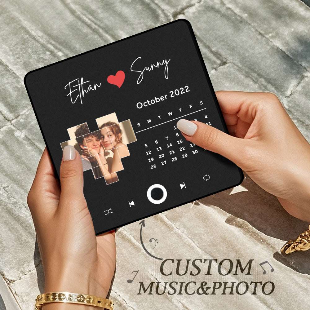 FridgeBeats 4.0 Pro Calamita Musicale con Speaker e Cornice Nera personalizzata foto