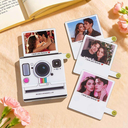 Calamita interattiva "Instant" Musicale con Foto e Luci | Regalo Unico Personalizzato papà