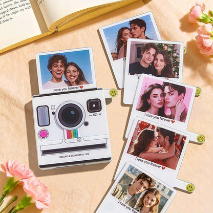 Calamita interattiva "Instant" Musicale con Foto e Luci | Regalo Unico Personalizzato papà