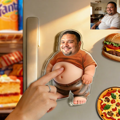 Adesivo Anti-Collisione Personalizzato Squishy Belly Foto Viso pancia