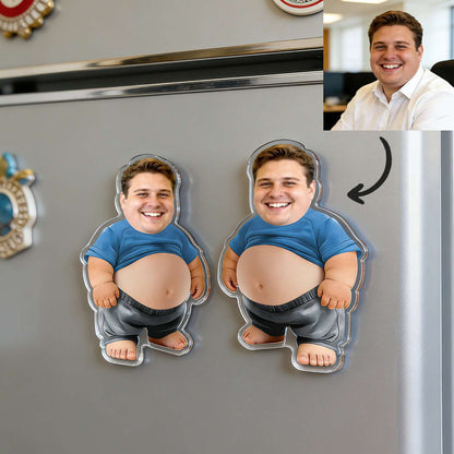 Adesivo Anti-Collisione Personalizzato Squishy Belly Foto Viso pancia