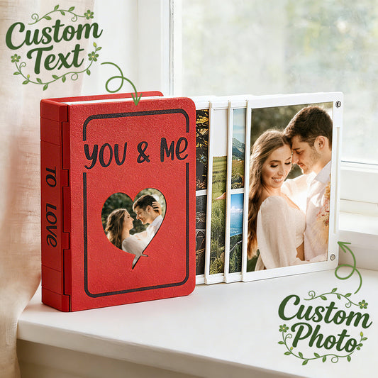 Album Fotografico 3D Personalizzato – Design Espandibile e Copertine a Rilievo - idea regalo mamma baby Lei Lui