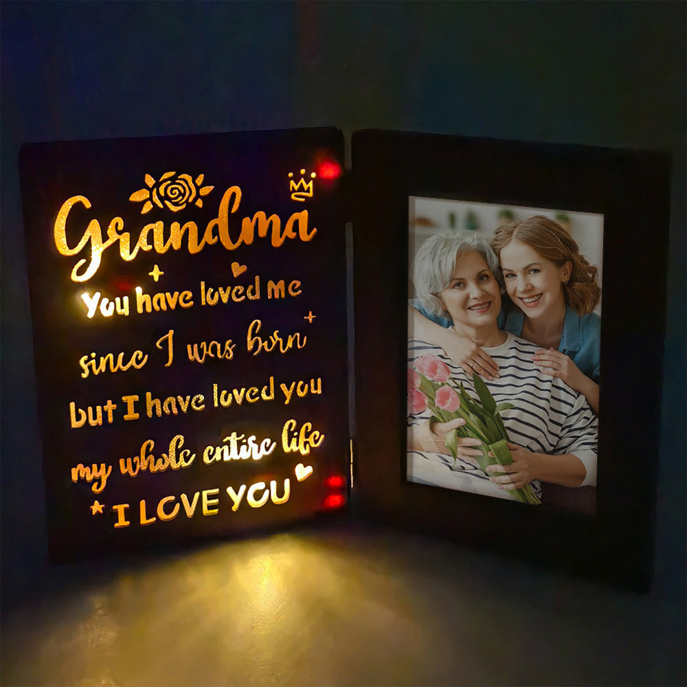 Cornice foto personalizzata con dedica regalo mamma papà S. Valentino nonni