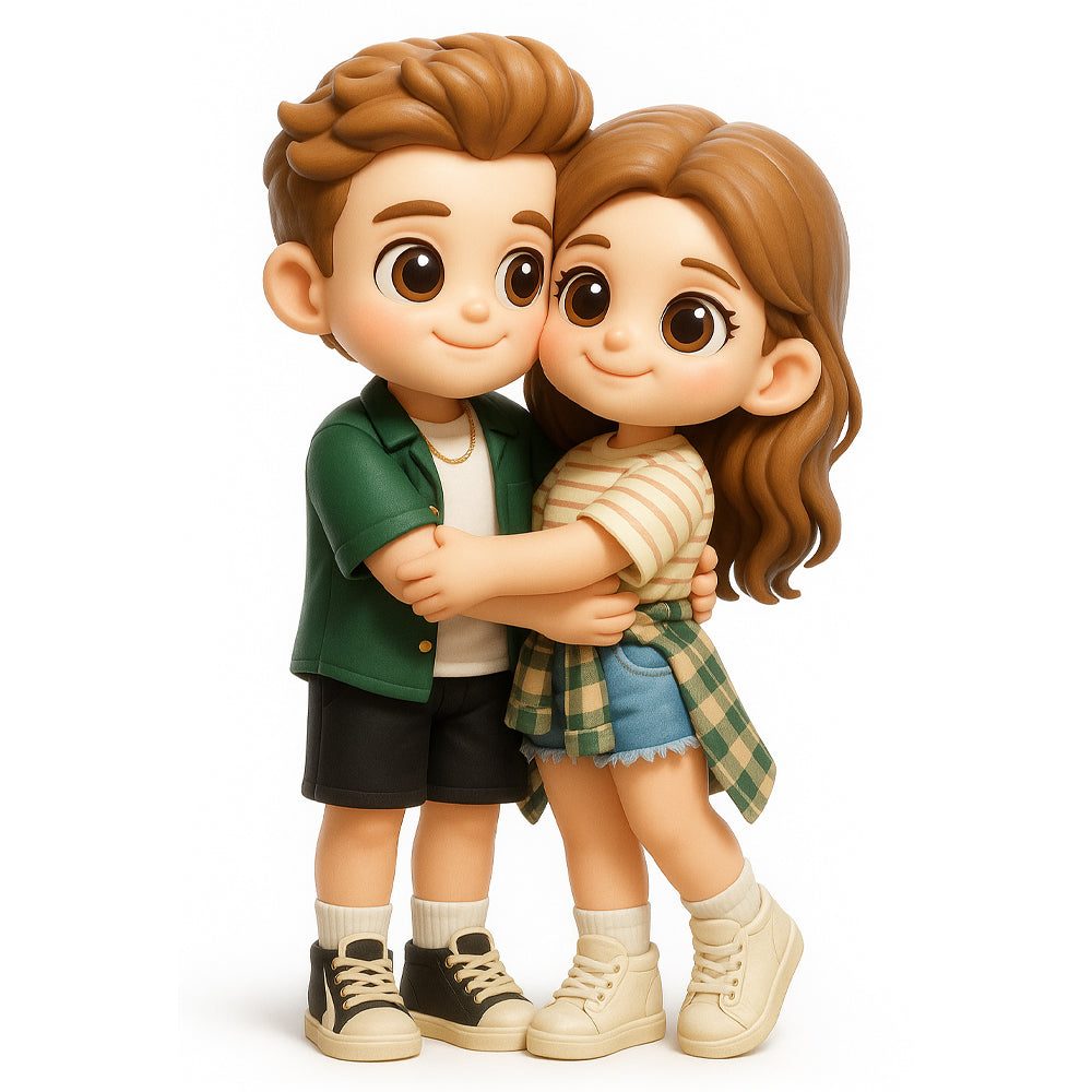 Mini Me 3D – La Tua Statuina Personalizzata da Scrivania - idea regalo Lui Lei Mamma Papà Nonni Animali domestici
