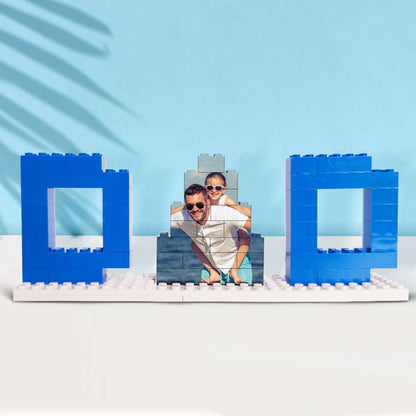 Mattoncini con foto papà personalizzato