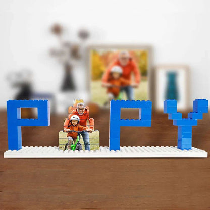 Mattoncini con foto papà personalizzato