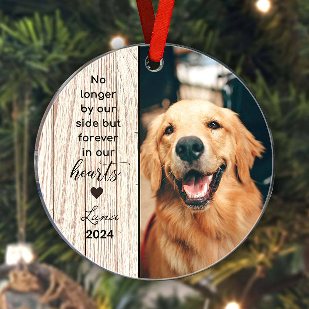 Pallina Natale Pet Personalizzata con Foto Cane Gatto Decorazione