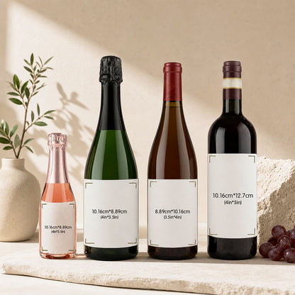Etichette Vino Halloween Personalizzate Foto e Testo Adesivi Bottiglia