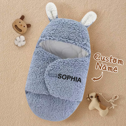 Sacca Nanna Coniglietto Personalizzata con Nome Swaddle Neonato sacco