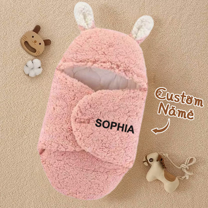 Sacca Nanna Coniglietto Personalizzata con Nome Swaddle Neonato sacco