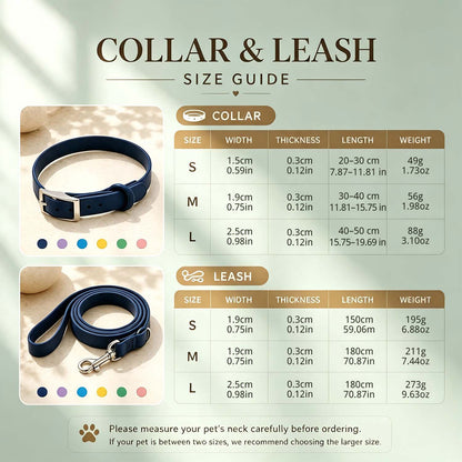 Collare Silicone Cane Gatto Personalizzato con Lettere Nome Set Collare e Guinzaglio