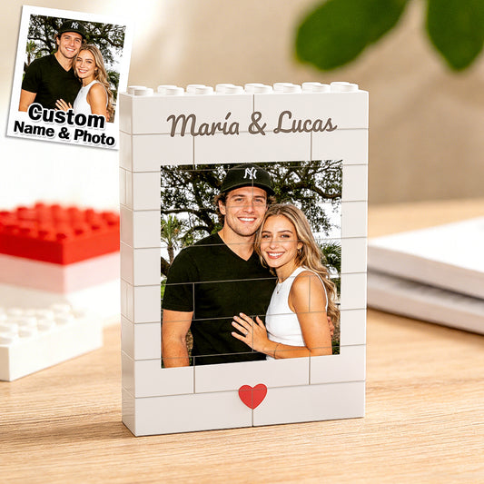 Puzzle di Mattoncini Personalizzato con foto e nomi – Costruisci i tuoi ricordi Pezzo dopo Pezzo