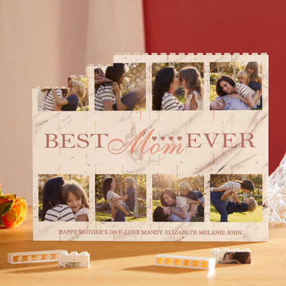 Puzzle Mattoncini Personalizzato con Foto | Regalo Best Mom Ever mamma