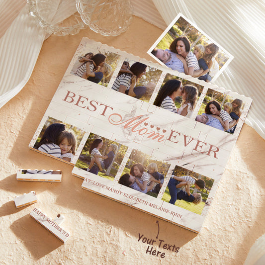 Puzzle Mattoncini Personalizzato con Foto | Regalo Best Mom Ever mamma
