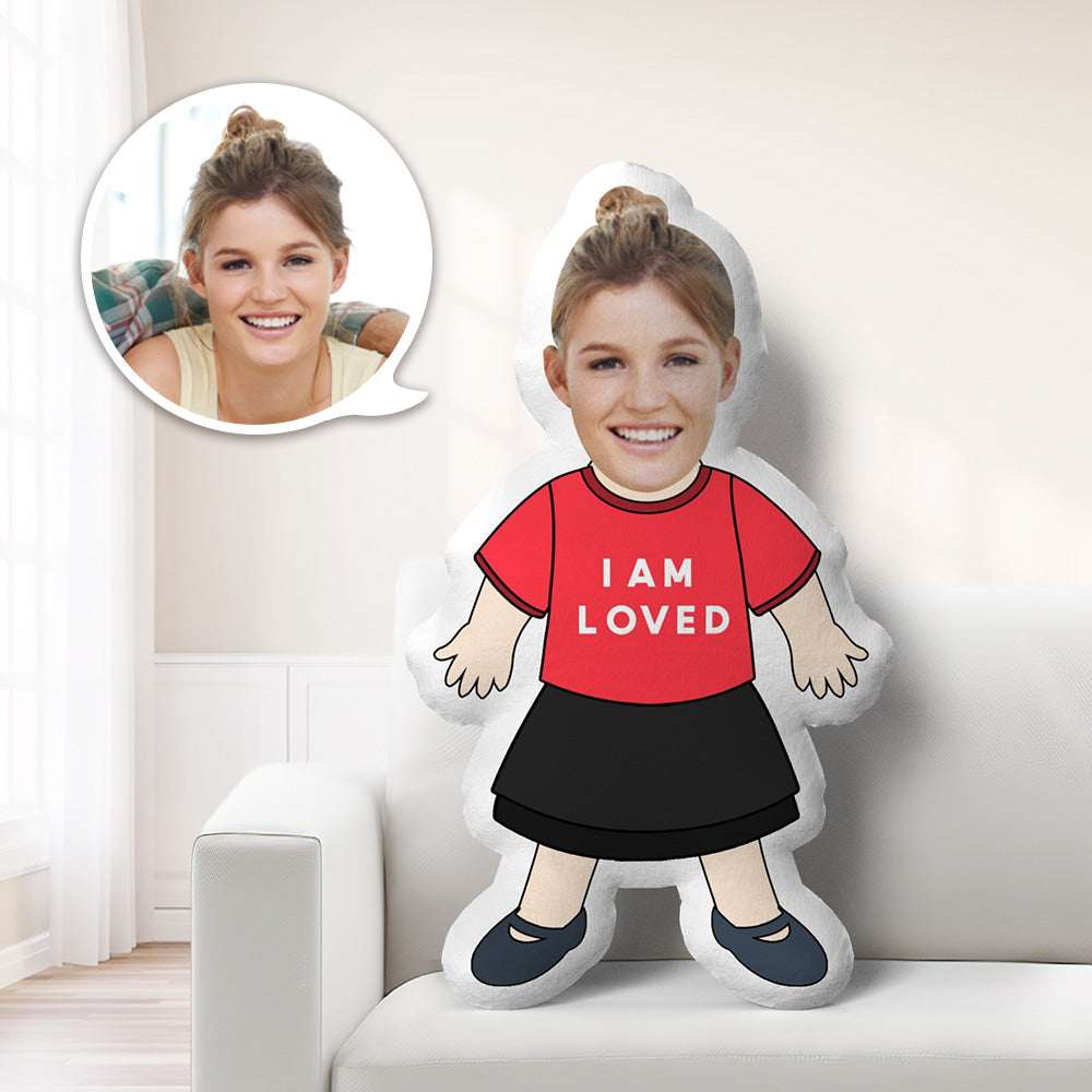 Cuscino Mini-Me Personalizzato Foto Viso e Vestiti