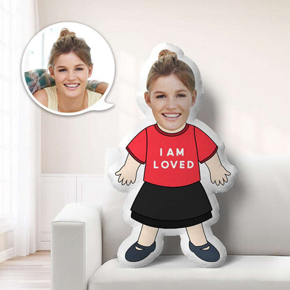 Cuscino Mini-Me Personalizzato Foto Viso e Vestiti
