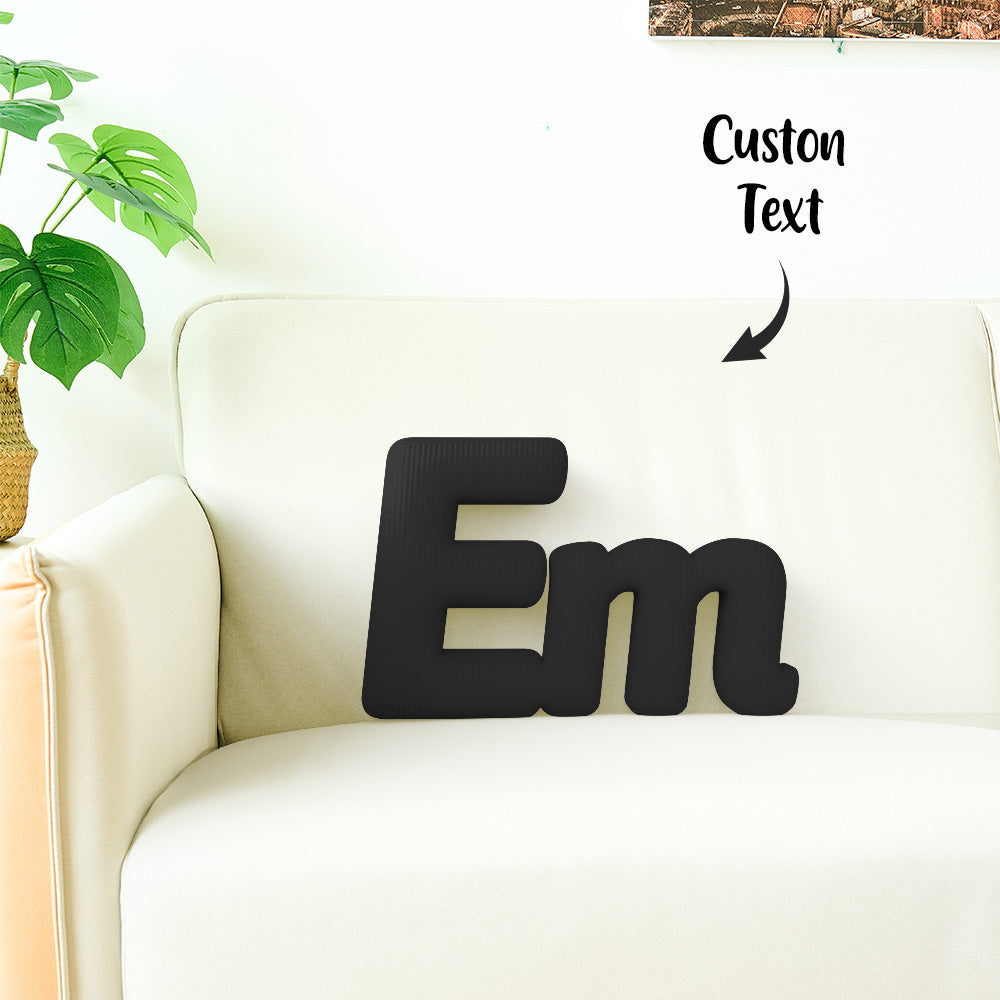 Cuscino Personalizzato con Lettere Componibili (2-5 Lettere) idea Regalo Nome
