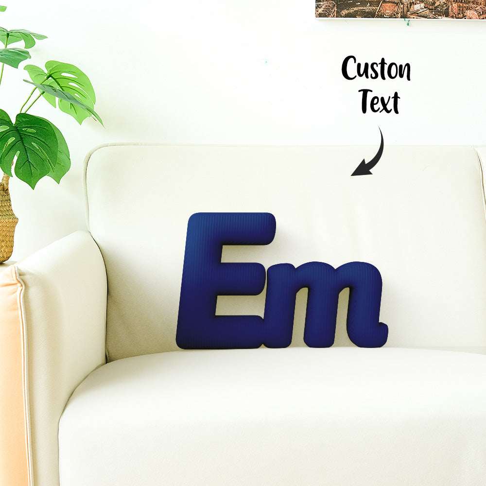 Cuscino Personalizzato con Lettere Componibili (2-5 Lettere) idea Regalo Nome