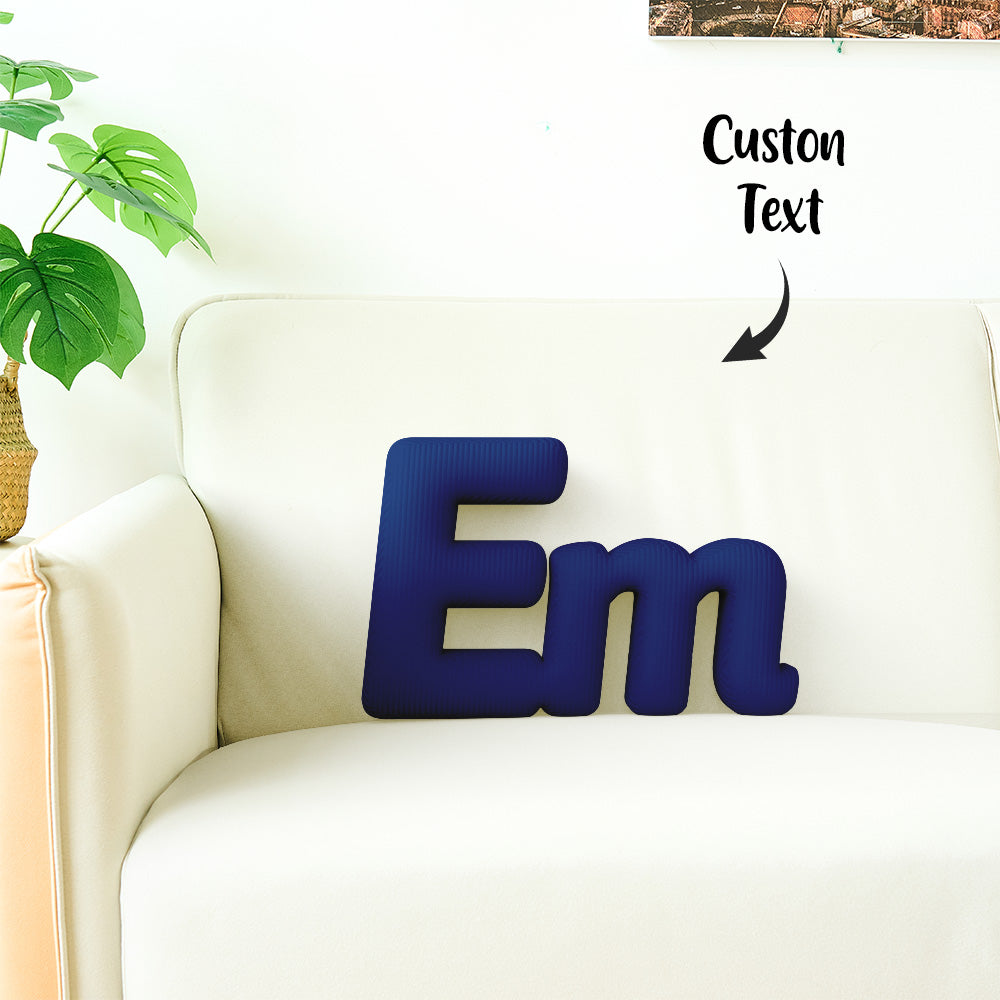 Cuscino Personalizzato con Lettere Componibili (2-5 Lettere) idea Regalo Nome