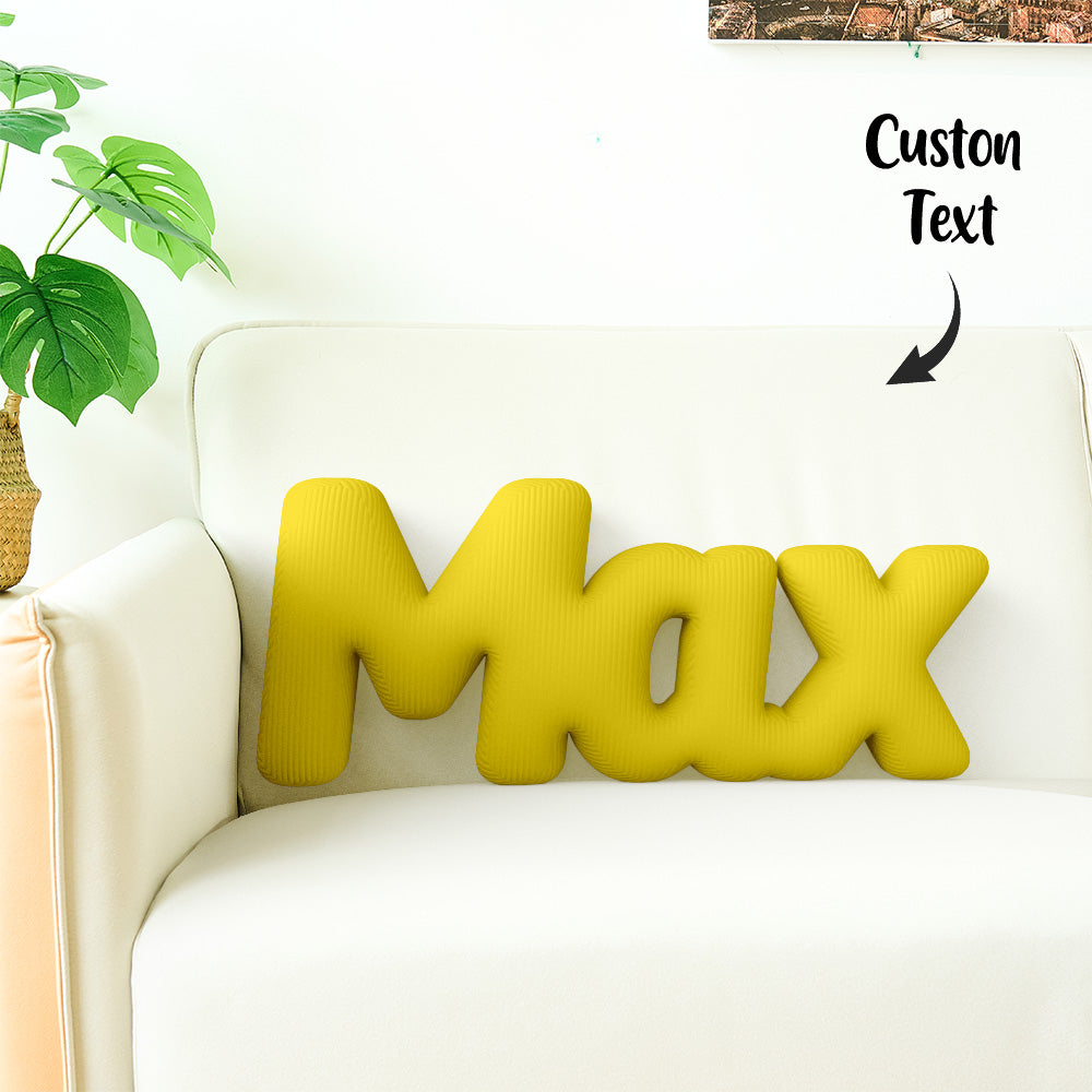 Cuscino Personalizzato con Lettere Componibili (2-5 Lettere) idea Regalo Nome