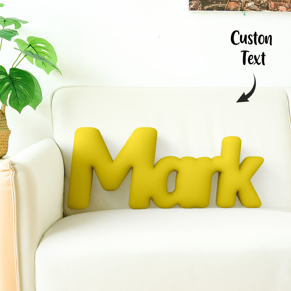 Cuscino Personalizzato con Lettere Componibili (2-5 Lettere) idea Regalo Nome