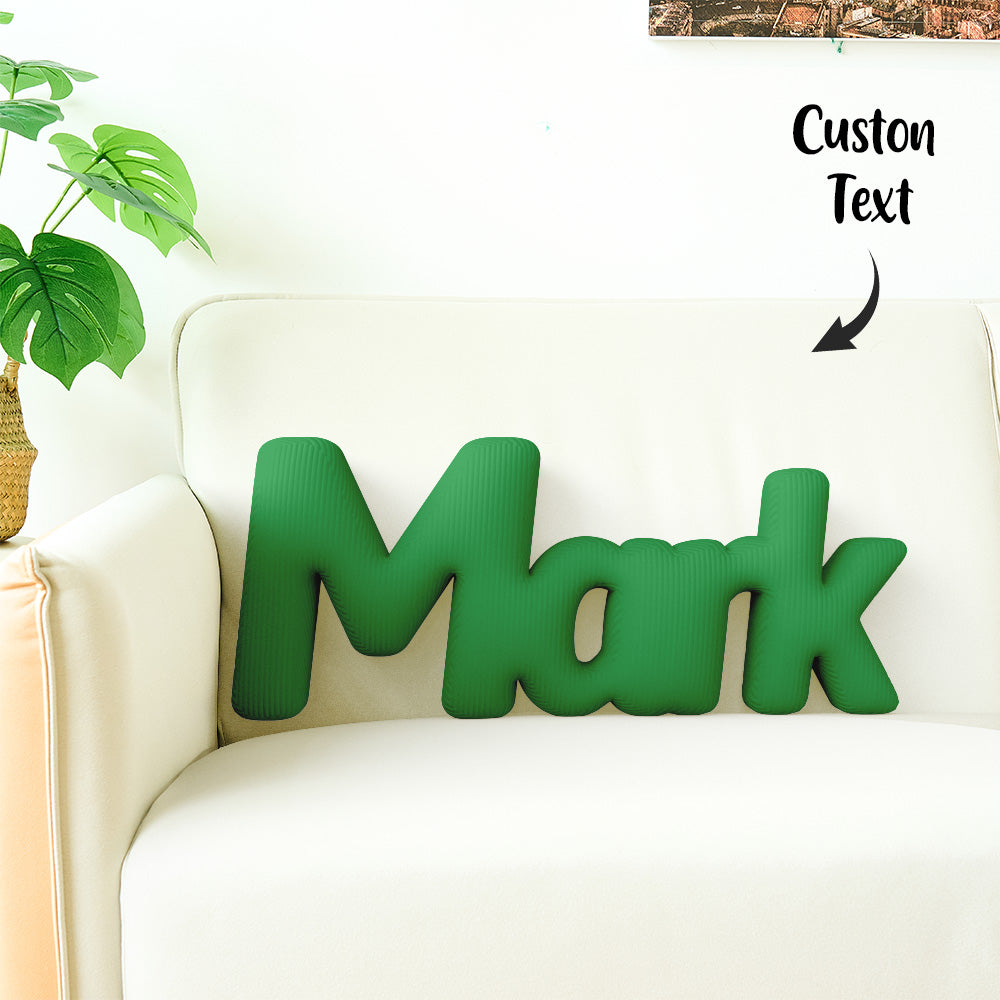 Cuscino Personalizzato con Lettere Componibili (2-5 Lettere) idea Regalo Nome