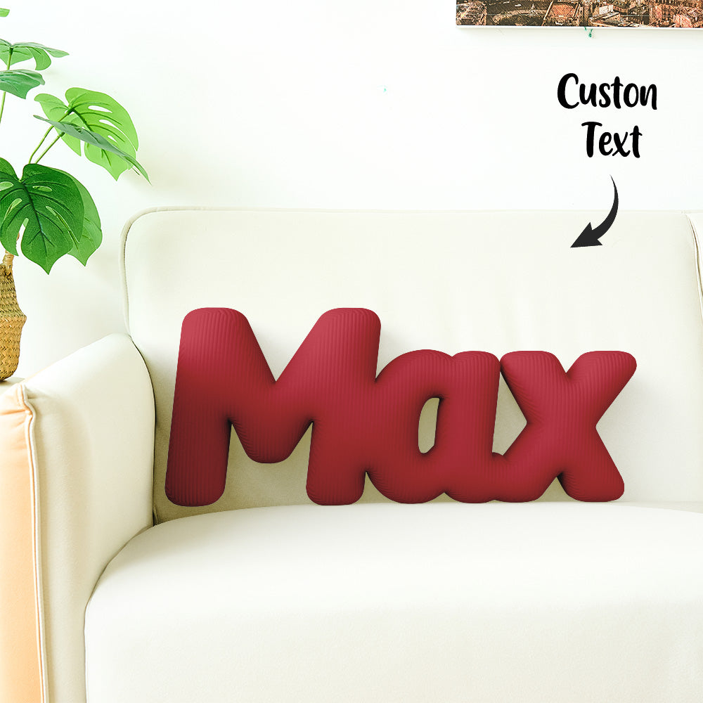Cuscino Personalizzato con Lettere Componibili (2-5 Lettere) idea Regalo Nome