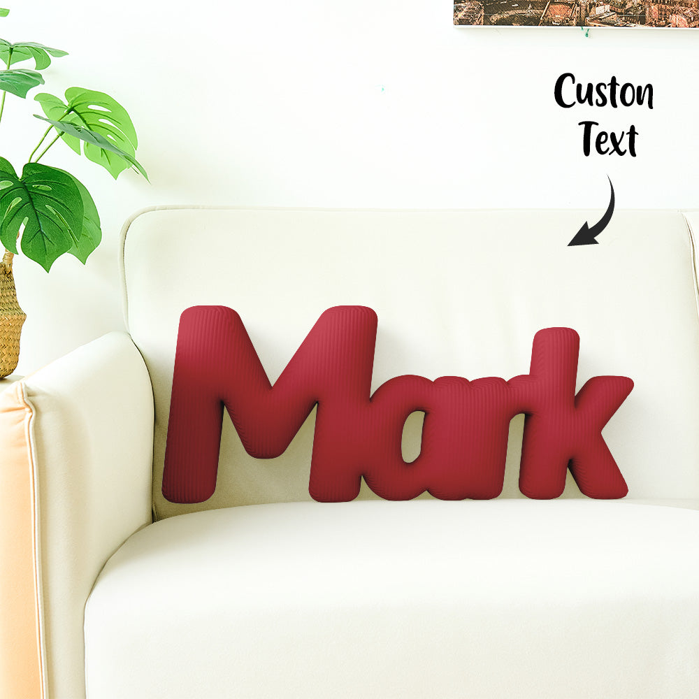 Cuscino Personalizzato con Lettere Componibili (2-5 Lettere) idea Regalo Nome
