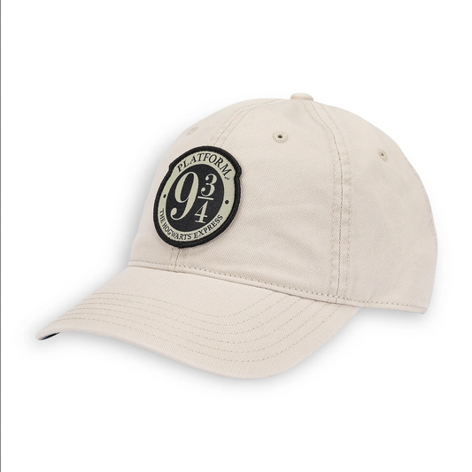 Cappellino Harry Potter Platform 9 ¾ Crema Ufficiale - SKU 00034 - Berretto Regolabile Adulti 100% Cotone Bioworld