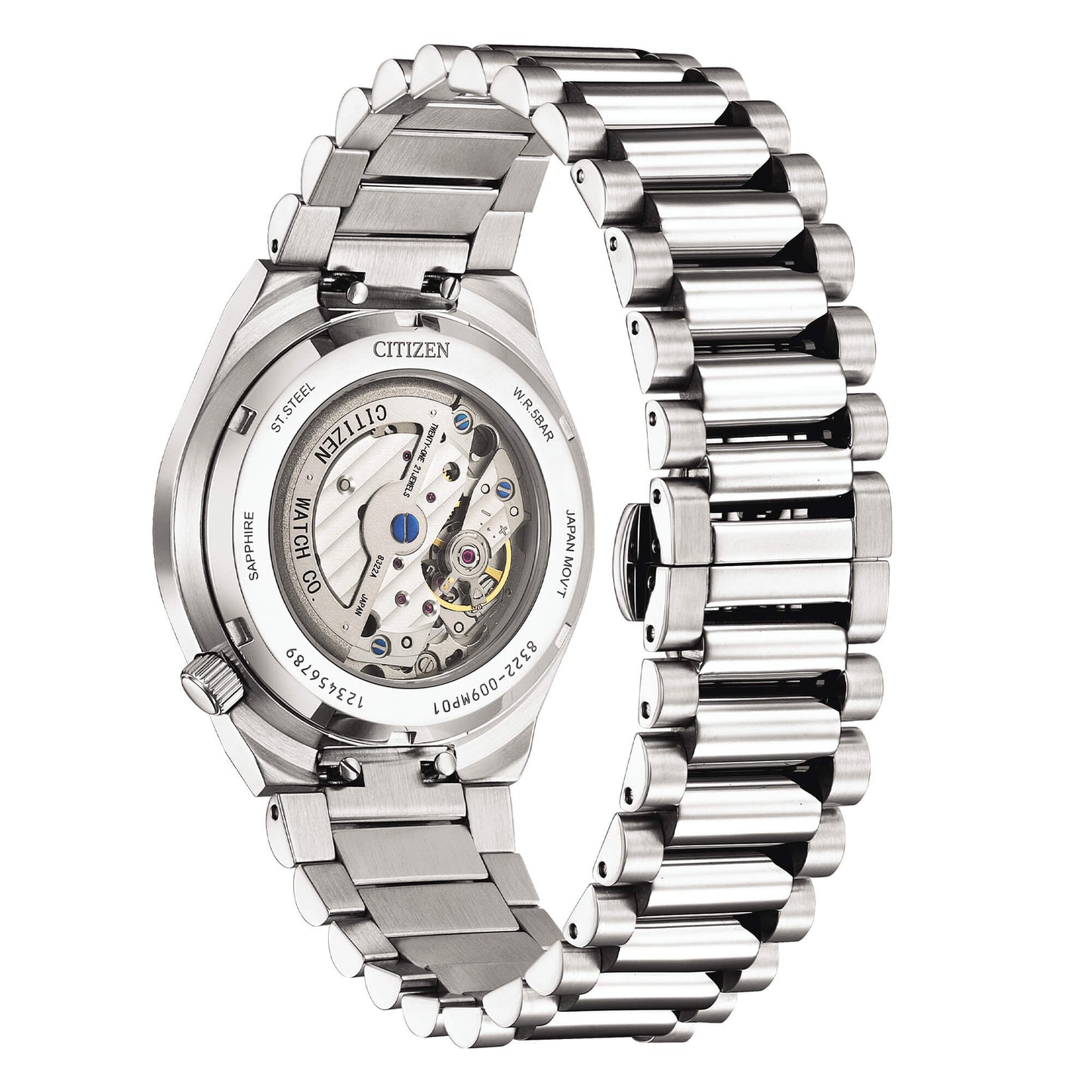 Citizen Tsuyosa Automatico – Quadrante blu guilloché con piccoli secondi – Cassa 40 mm – NK5010‑51L