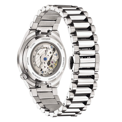 Citizen Tsuyosa Automatico – Quadrante blu guilloché con piccoli secondi – Cassa 40 mm – NK5010‑51L