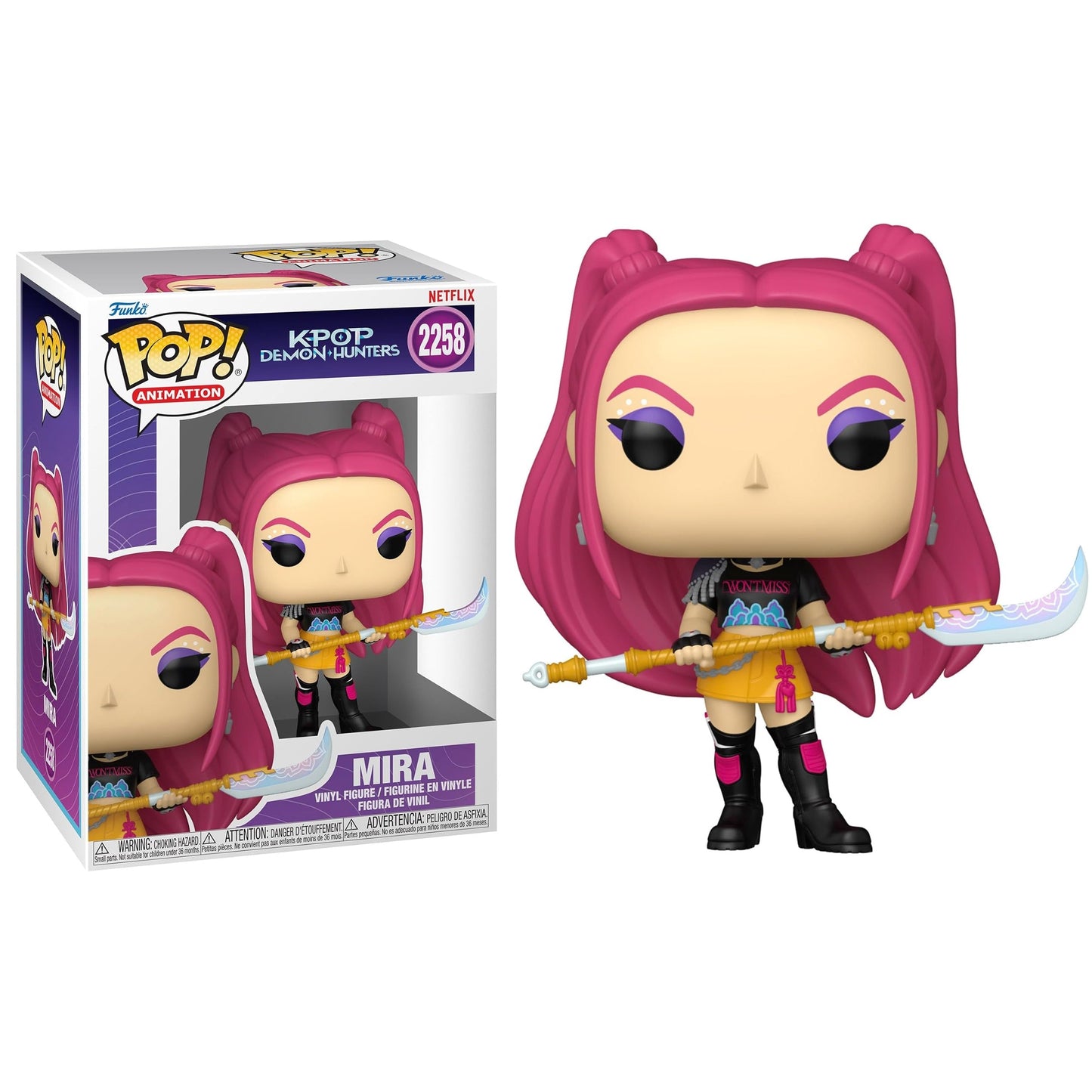 Funko Pop Animation - KPop Demon Hunters (2258) Mira Figure Vinyl 10cm