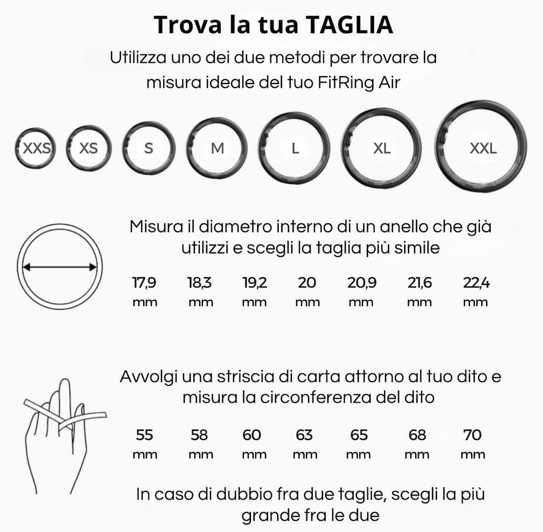 Anello Smart Ring FitRing Air