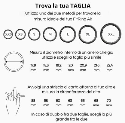 Anello Smart Ring FitRing Air